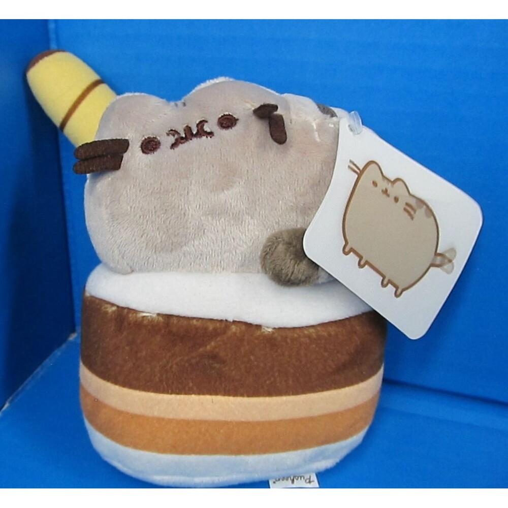 Gund Affagato Pusheen #6061527 Stuffed Plush w/Tag 6" Espresso Cup Cat